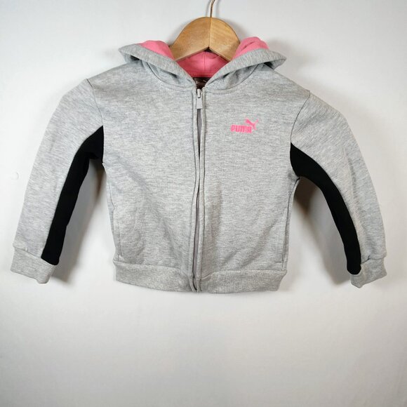 Puma Other - Puma Kids Size 4 Gray Hoodie NWT